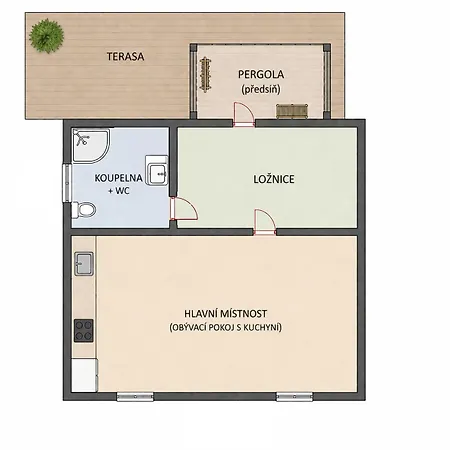 Appartement Stodola V Zahrade Vodňany